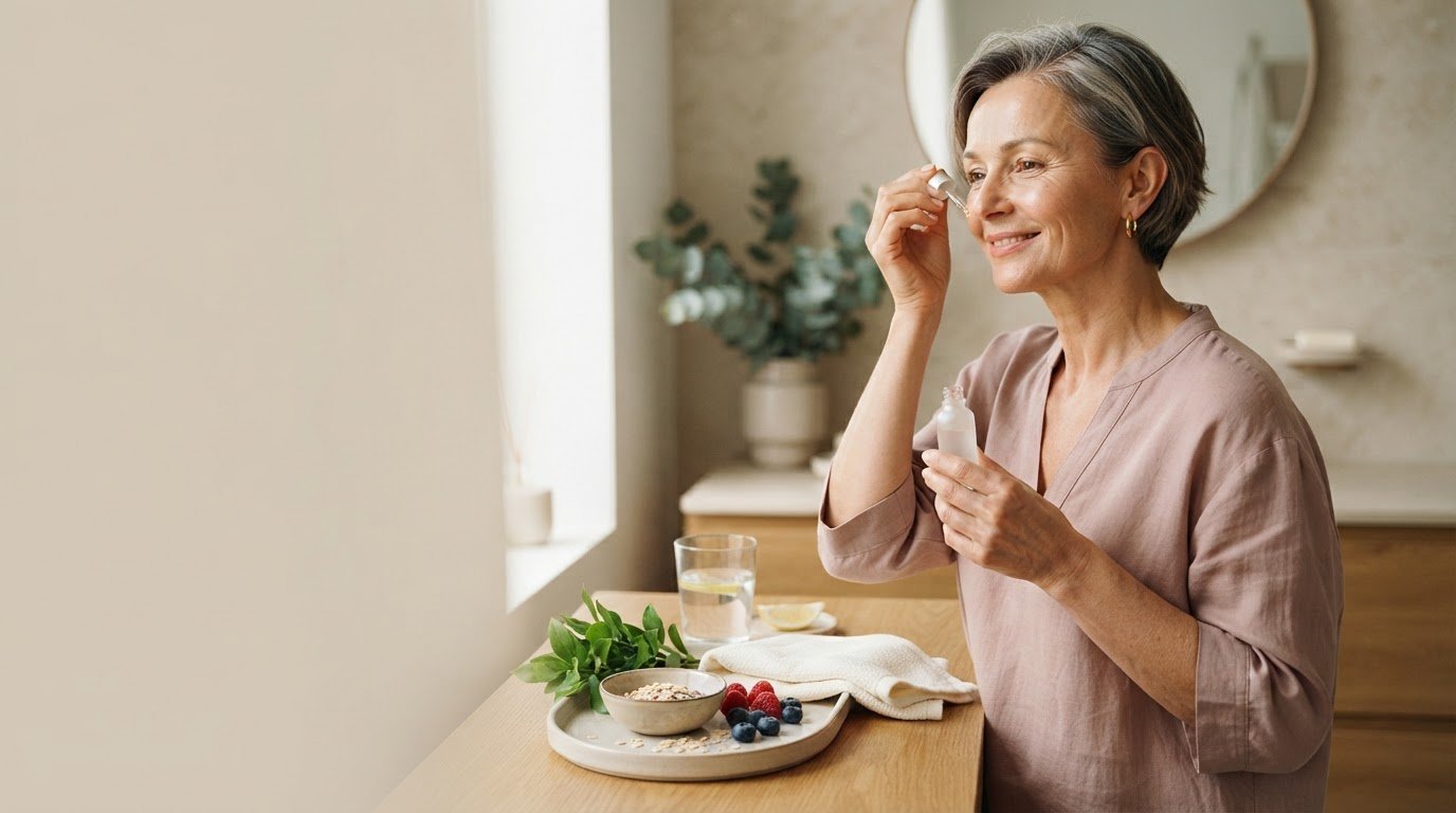 ¿Cómo mejorar la densidad de la piel del rostro después de la menopausia? Guía práctica
